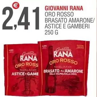 Giovanni Rana Oro Rosso Brasato Amarone/Astice e Gamberi 250 g