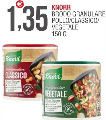 Knorr Brodo Granulare Pollo/Classico/Vegetale 150 g