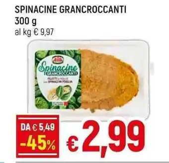Famila Superstore Aia Spinacine Grancroccanti 300 g offerta