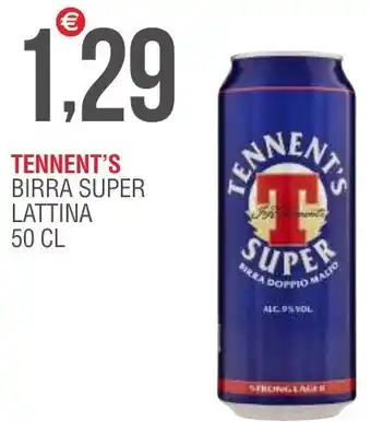 Tennent's Birra Super Lattina 50 cl