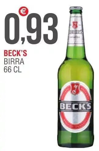 Caramico Beck's Birra 66 cl offerta