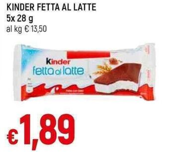 Kinder Fetta Al Latte 5x 28 g