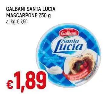 Famila Superstore Galbani Santa Lucia Mascarpone 250 g offerta