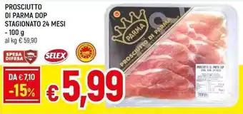 Famila Superstore Prosciutto di Parma DOP Stagionatura 24 mesi 100 g offerta