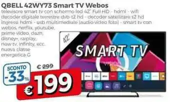 Famila Superstore QBELL 42WY73 Smart TV Webos offerta