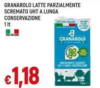 Famila Superstore Granarolo Latte Parzialmente Scremato UHT a Lunga Conservazione 1 lt offerta