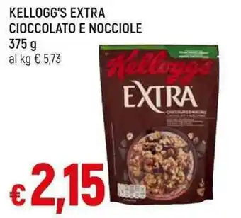 Famila Superstore Kellogg's Extra Cioccolato e Nocciole 375 g offerta