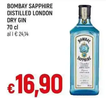 Famila Superstore Bombay Sapphire Distilled London Dry Gin 70 cl offerta