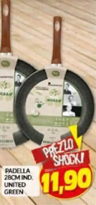 Risparmio Casa Padella Ind. United Green 28 cm offerta