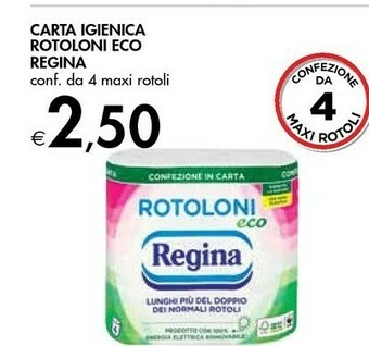 Bennet Regina Carta Igienica Rotoloni Eco offerta