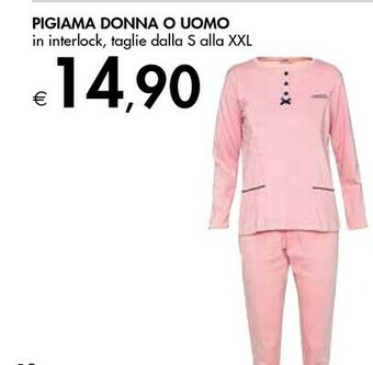 Bennet Pigiama Donna O Uomo offerta