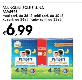 Bennet Pampers Pannolini Sole E Luna offerta