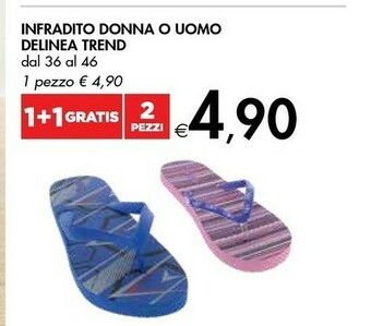 Bennet Infradito Donna O Uomo Delinea Trend offerta