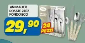 Risparmio Casa Animalier Posate 24 pz Fondo BCO offerta