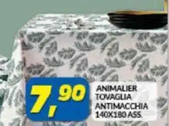 Risparmio Casa Animalier Tovaglia Antimacchia 140 x 180 Ass. offerta