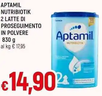 Famila Superstore Aptamil Nutribiotik 2 Latte di Proseguimento in Polvere 830 g offerta