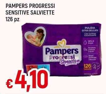 Famila Superstore Pampers Progressi Sensitive Salviette 126 pz offerta