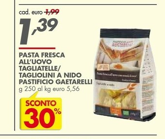 Italmark Pastificio Gaetarelli Pasta Fresca All'uovo offerta