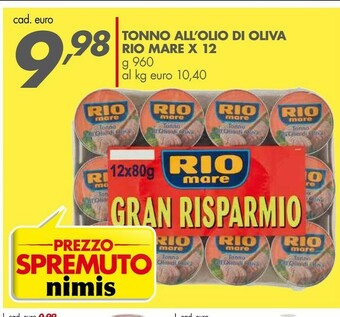 Italmark Rio Mare Tonno All'Olio Di Oliva offerta