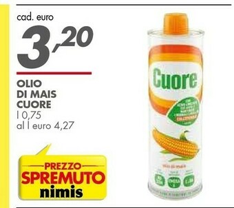 Italmark Cuore Olio Di Mais offerta