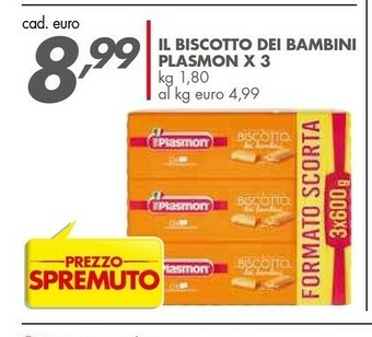 Italmark Plasmon Il Biscotto Dei Bambini offerta