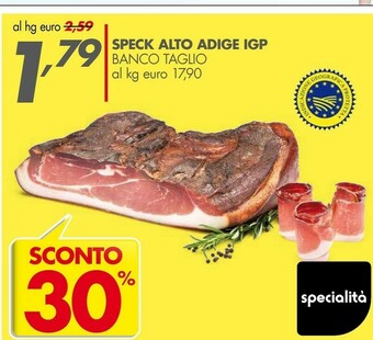 Italmark Speck Alto Adige Igp offerta
