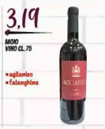 Big Food Moio Vino 75cl. offerta