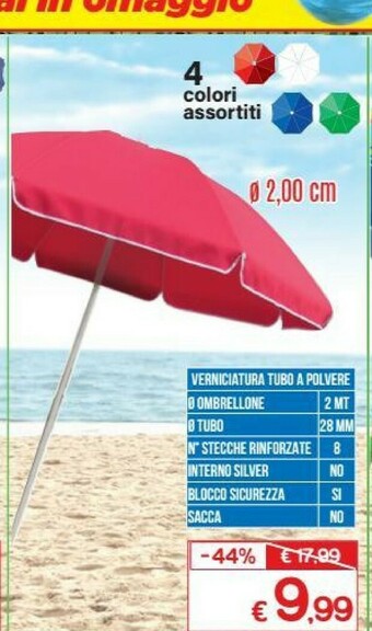 Satur Ombrelloni da giardino offerta