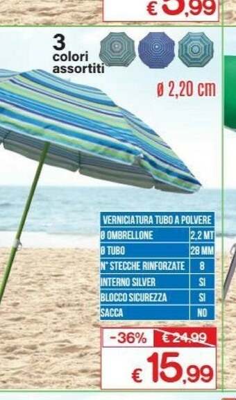 Satur Ombrelloni da giardino offerta