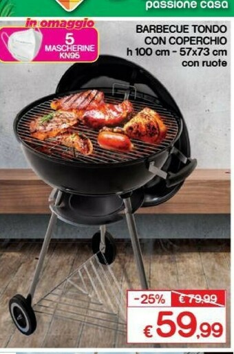 Satur Barbecue Tondo Con Coperchio offerta