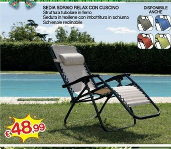 Satur Sedie pieghevoli offerta