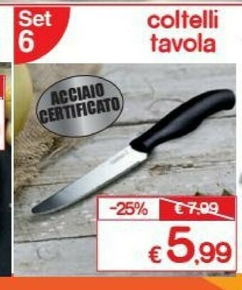 Satur Coltelli offerta
