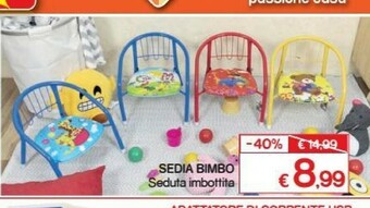 Satur Sedia Bimbo Seduta Imbottita offerta