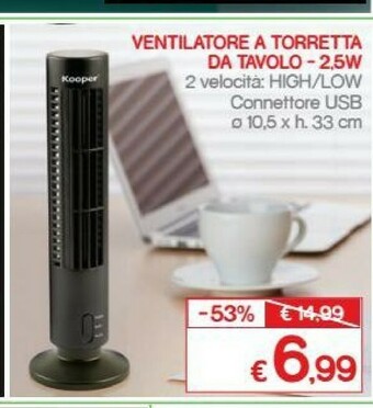 Satur Torretta Ventilatore offerta