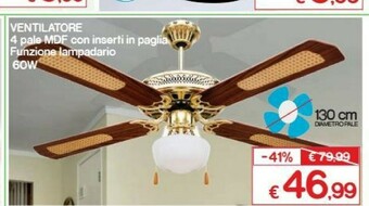Satur Ventilatore offerta