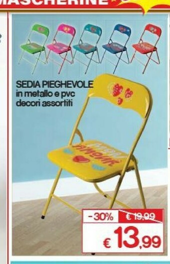 Satur Sedie pieghevoli offerta