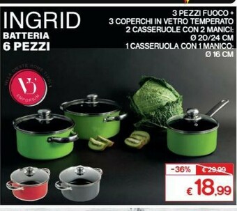 Satur Batteria pentole offerta