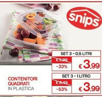 Snips Contenitori per alimenti