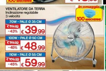 Satur Ventilatore offerta