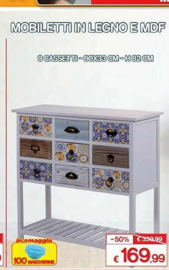 Satur Cassettiere offerta