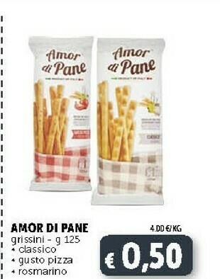 Deco Supermercati Amor di pane Gusto Pizza 125 G(ml) offerta