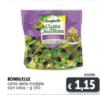 Deco Supermercati Bonduelle Carta Delle Insalate Ideale Per Insalatone 140 G(ml) offerta