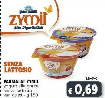 Deco Supermercati Parmalat Zymil Yogurt Alla Greca Senza Lattosio offerta