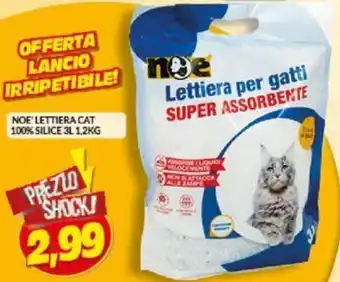 Risparmio Casa Noe Lettiera Cat 100% Silice 3 L 1,2 kg offerta