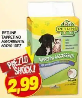 Risparmio Casa Petline Tappetino Assorbente 60x90 10 pz offerta