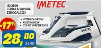Risparmio Casa Imetec Z3 3500 Ferro a Vapore Zerocalc Z3 offerta