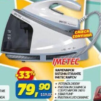 Imetec Rapidvapor Sistema Stirante Rapidv