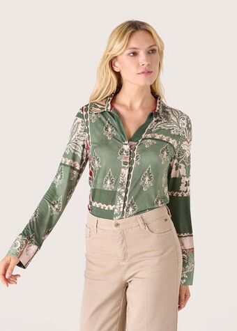 Camicia clizia stampa patchwork