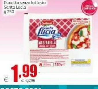 Elite Galbani Panetto Senza Lattosio Santa Lucia offerta