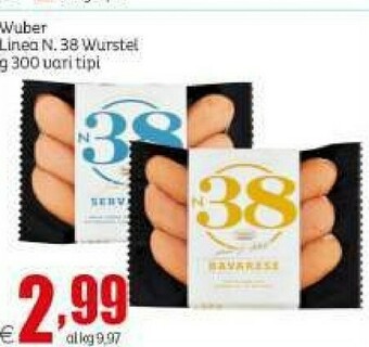 Elite Wuber Wurstel Linea 38 offerta